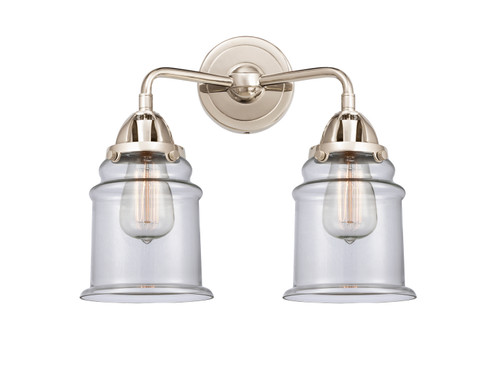 Nouveau 2 Two Light Bath Vanity in Polished Nickel (405|2882WPNG182)