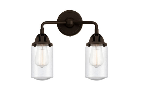 Nouveau 2 Two Light Bath Vanity in Oil Rubbed Bronze (405|2882WOBG314)