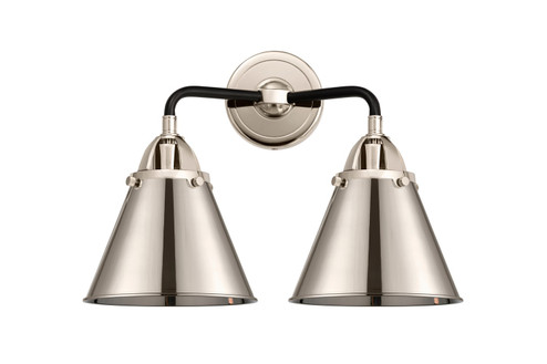 Nouveau 2 LED Bath Vanity in Black Polished Nickel (405|2882WBPNM13PNLED)