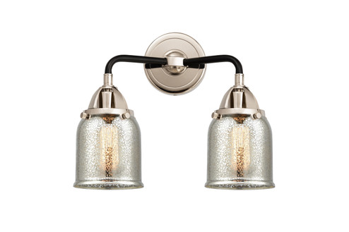 Nouveau 2 Two Light Bath Vanity in Black Polished Nickel (405|2882WBPNG58)