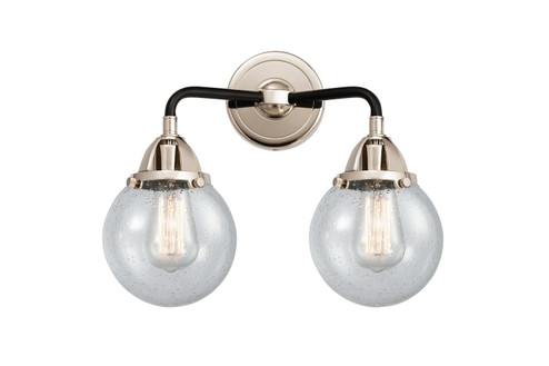 Nouveau 2 LED Bath Vanity in Black Polished Nickel (405|2882WBPNG2046LED)