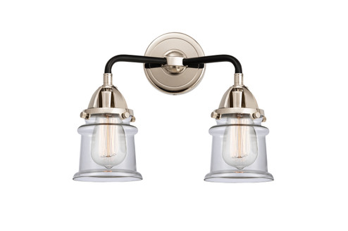 Nouveau 2 Two Light Bath Vanity in Black Polished Nickel (405|2882WBPNG182S)