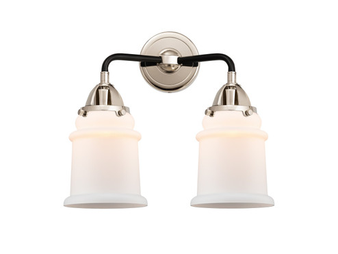 Nouveau 2 LED Bath Vanity in Black Polished Nickel (405|2882WBPNG181LED)