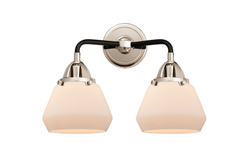Nouveau 2 Two Light Bath Vanity in Black Polished Nickel (405|2882WBPNG171)