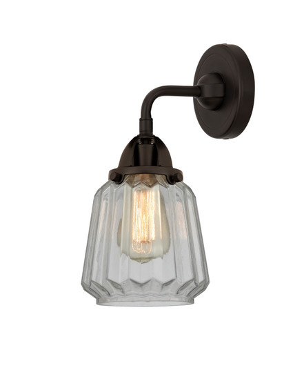 Nouveau 2 One Light Wall Sconce in Oil Rubbed Bronze (405|2881WOBG142)