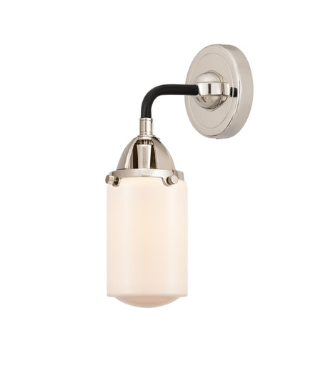 Nouveau 2 One Light Wall Sconce in Black Polished Nickel (405|2881WBPNG311)