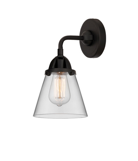 Nouveau 2 One Light Wall Sconce in Matte Black (405|2881WBKG62)