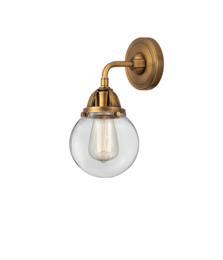 Nouveau 2 One Light Wall Sconce in Brushed Brass (405|2881WBBG2026)