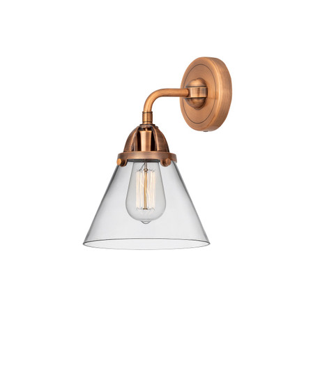 Nouveau 2 LED Wall Sconce in Antique Copper (405|2881WACG42LED)