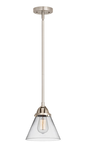 Nouveau 2 One Light Mini Pendant in Brushed Satin Nickel (405|2881SSNG42)