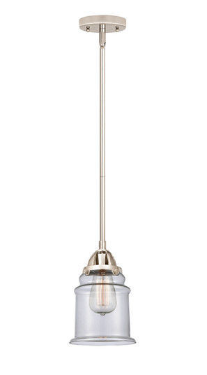 Nouveau 2 One Light Mini Pendant in Polished Nickel (405|2881SPNG182)