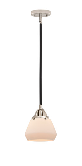 Nouveau 2 One Light Mini Pendant in Black Polished Nickel (405|2881SBPNG171)