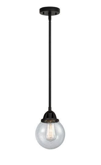Nouveau 2 LED Mini Pendant in Matte Black (405|2881SBKG2046LED)