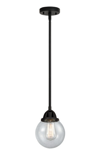 Nouveau 2 One Light Mini Pendant in Matte Black (405|2881SBKG2046)