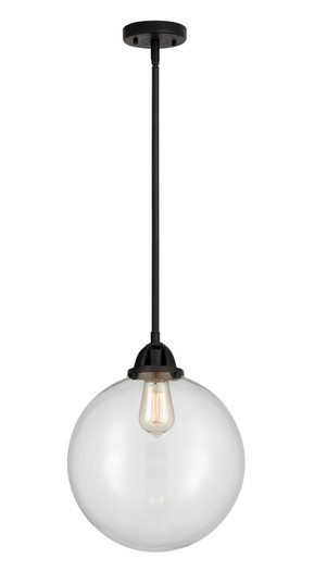Nouveau 2 LED Mini Pendant in Matte Black (405|2881SBKG20212LED)