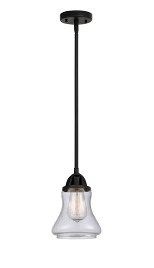 Nouveau 2 One Light Mini Pendant in Matte Black (405|2881SBKG194)