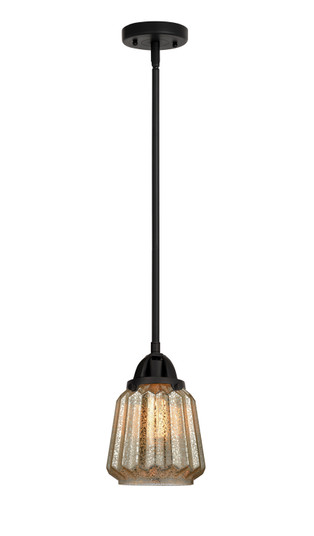 Nouveau 2 One Light Mini Pendant in Matte Black (405|2881SBKG146)