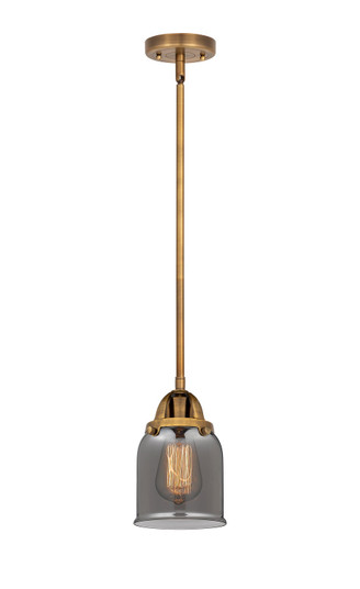 Nouveau 2 LED Mini Pendant in Brushed Brass (405|2881SBBG53LED)