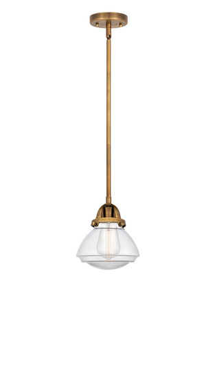 Nouveau 2 One Light Mini Pendant in Brushed Brass (405|2881SBBG322)