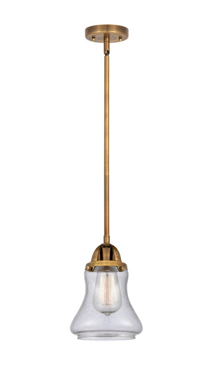 Nouveau 2 LED Mini Pendant in Brushed Brass (405|2881SBBG194LED)