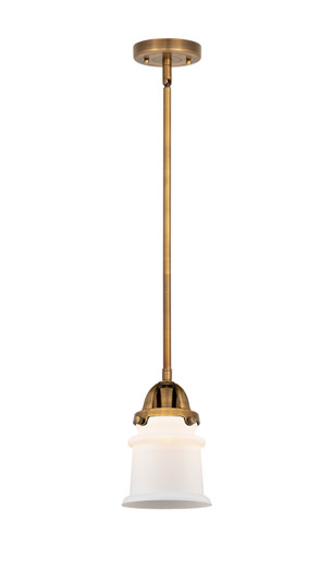 Nouveau 2 One Light Mini Pendant in Brushed Brass (405|2881SBBG181S)