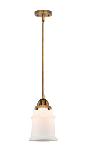 Nouveau 2 One Light Mini Pendant in Brushed Brass (405|2881SBBG181)