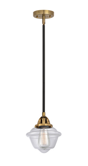 Nouveau 2 LED Mini Pendant in Black Antique Brass (405|2881SBABG532LED)