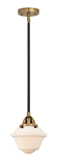 Nouveau 2 LED Mini Pendant in Black Antique Brass (405|2881SBABG531LED)