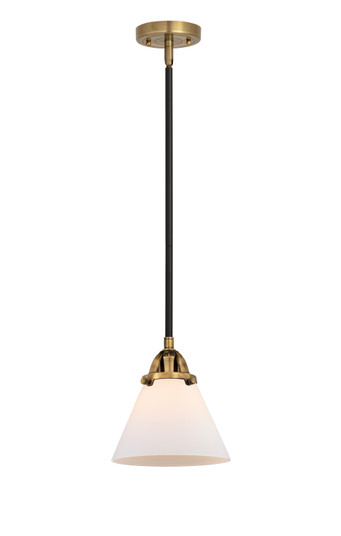 Nouveau 2 One Light Mini Pendant in Black Antique Brass (405|2881SBABG41)