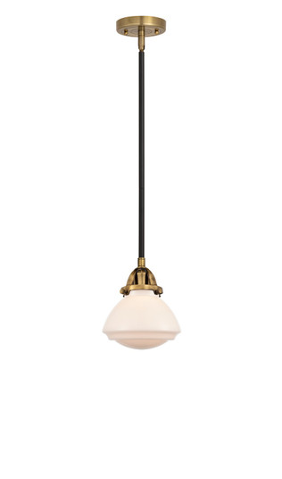 Nouveau 2 LED Mini Pendant in Black Antique Brass (405|2881SBABG321LED)