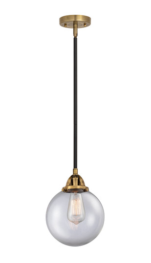 Nouveau 2 One Light Mini Pendant in Black Antique Brass (405|2881SBABG2028)