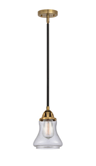 Nouveau 2 One Light Mini Pendant in Black Antique Brass (405|2881SBABG194)