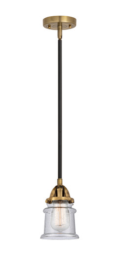 Nouveau 2 One Light Mini Pendant in Black Antique Brass (405|2881SBABG184S)