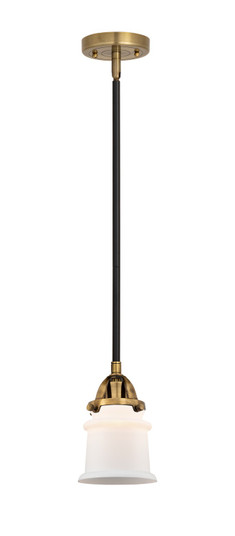 Nouveau 2 LED Mini Pendant in Black Antique Brass (405|2881SBABG181SLED)