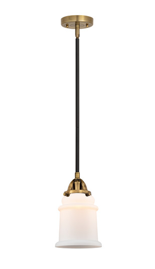 Nouveau 2 LED Mini Pendant in Black Antique Brass (405|2881SBABG181LED)