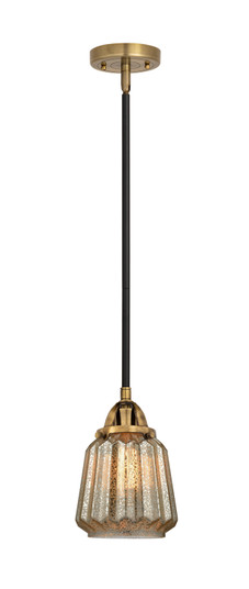 Nouveau 2 One Light Mini Pendant in Black Antique Brass (405|2881SBABG146)