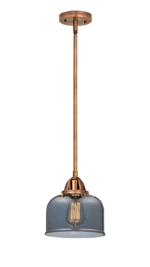 Nouveau 2 LED Mini Pendant in Antique Copper (405|2881SACG73LED)