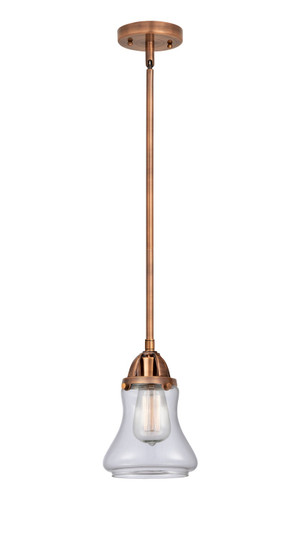 Nouveau 2 LED Mini Pendant in Antique Copper (405|2881SACG192LED)