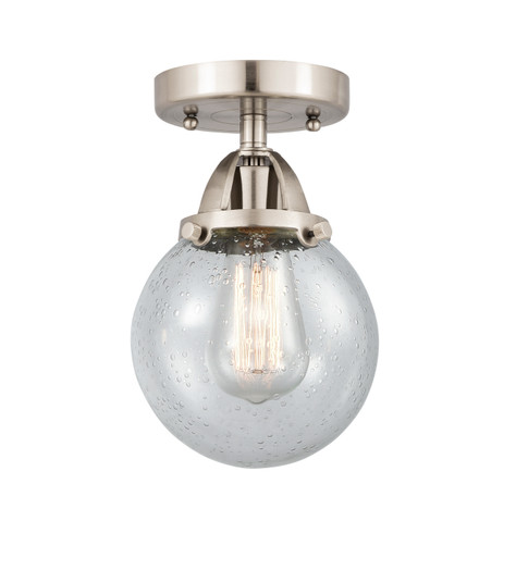 Nouveau 2 One Light Semi-Flush Mount in Brushed Satin Nickel (405|2881CSNG2046)