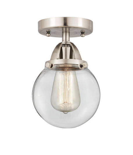 Nouveau 2 One Light Semi-Flush Mount in Brushed Satin Nickel (405|2881CSNG2026)