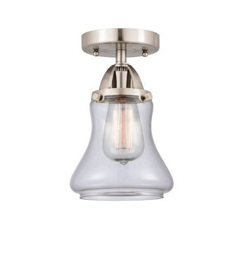 Nouveau 2 LED Semi-Flush Mount in Brushed Satin Nickel (405|2881CSNG192LED)