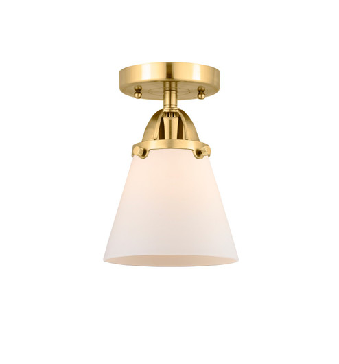 Nouveau 2 One Light Semi-Flush Mount in Satin Gold (405|2881CSGG61)