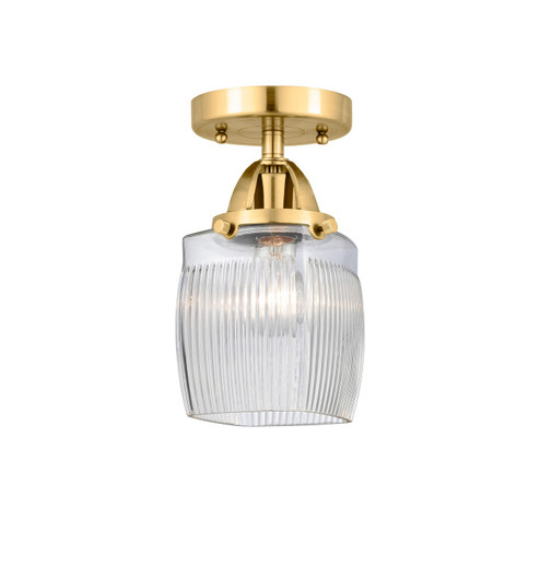 Nouveau 2 LED Semi-Flush Mount in Satin Gold (405|2881CSGG302LED)