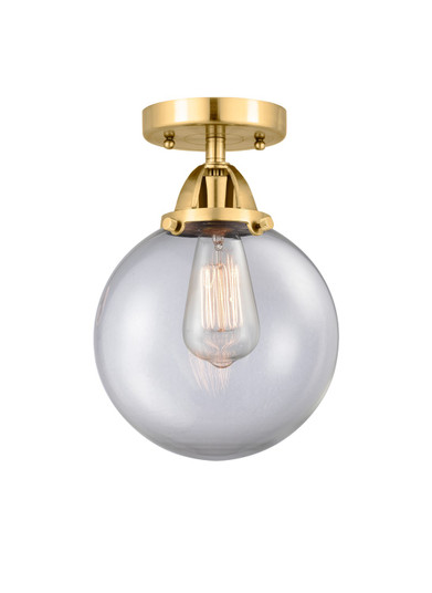 Nouveau 2 One Light Semi-Flush Mount in Satin Gold (405|2881CSGG2028)