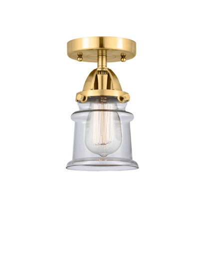 Nouveau 2 One Light Semi-Flush Mount in Satin Gold (405|2881CSGG182S)