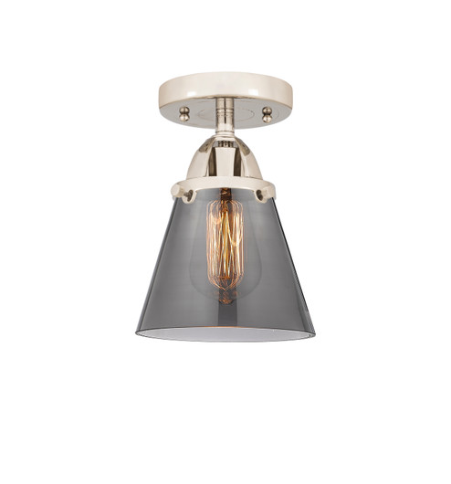 Nouveau 2 One Light Semi-Flush Mount in Polished Nickel (405|2881CPNG63)