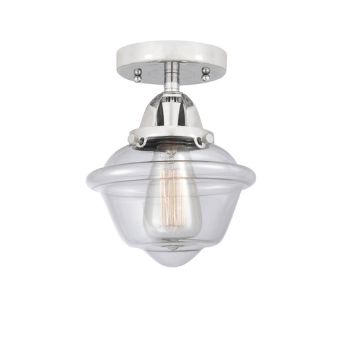 Nouveau 2 One Light Semi-Flush Mount in Polished Chrome (405|2881CPCG532)
