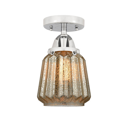 Nouveau 2 One Light Semi-Flush Mount in Polished Chrome (405|2881CPCG146)