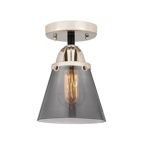 Nouveau 2 LED Semi-Flush Mount in Black Polished Nickel (405|2881CBPNG63LED)