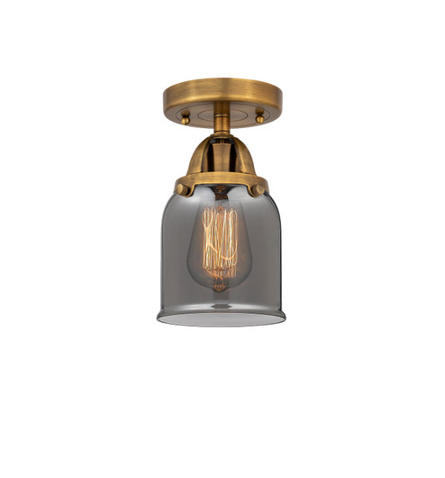 Nouveau 2 LED Semi-Flush Mount in Brushed Brass (405|2881CBBG53LED)